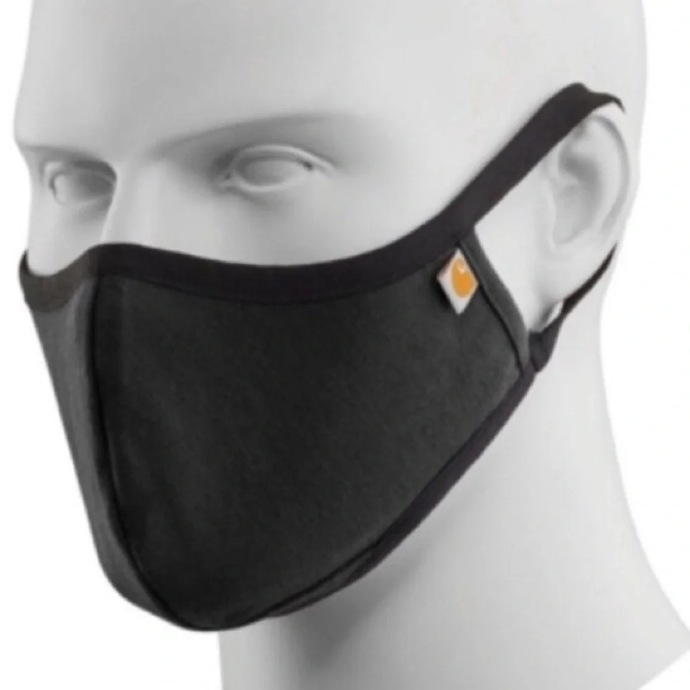 - Carhartt Black Face Mask with Logo *NEW*
